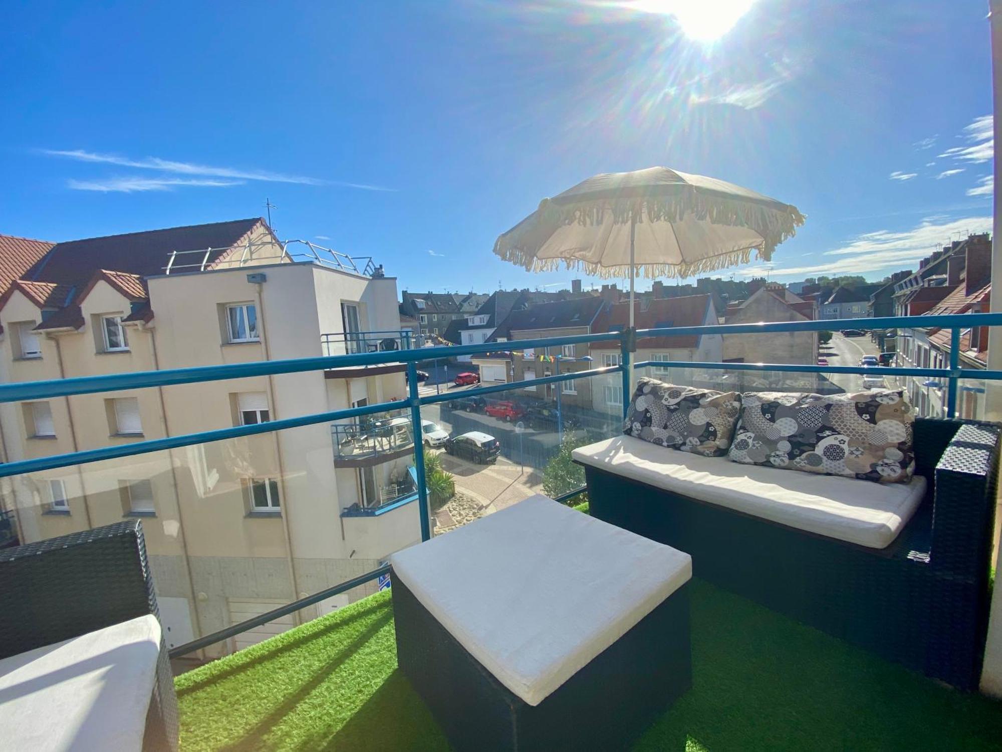 Fl'Heurt De Mer Appartement Au Pied De La Plage, Vue Mer Le Portel Buitenkant foto